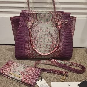 Brand New Brahmin Priscilla Julep with matching Ady Wallet